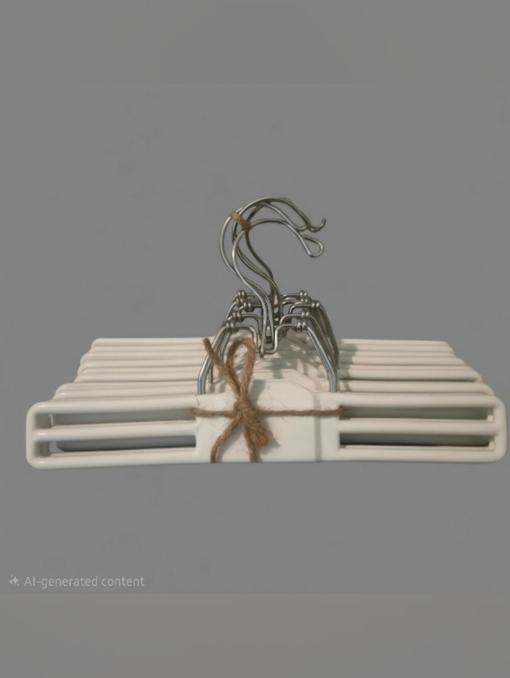 Vintage Tamor Plastic Pants Skirt Clamp White Metal Hook Hanger 5.